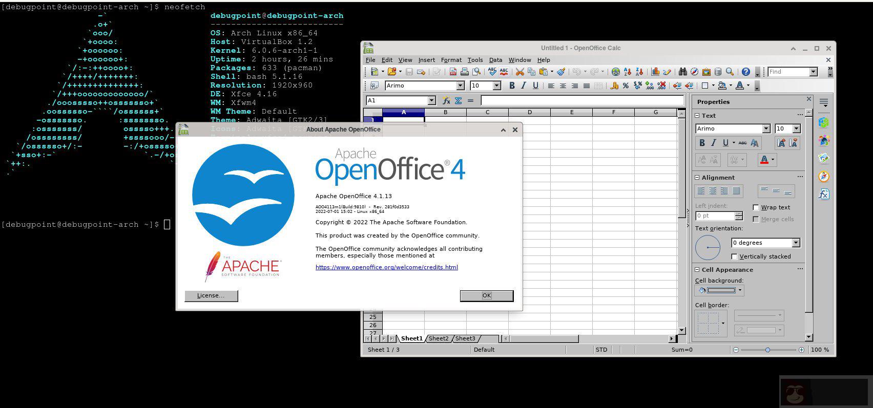 如何在 Arch Linux 中安装 OpenOffice（新手指南）