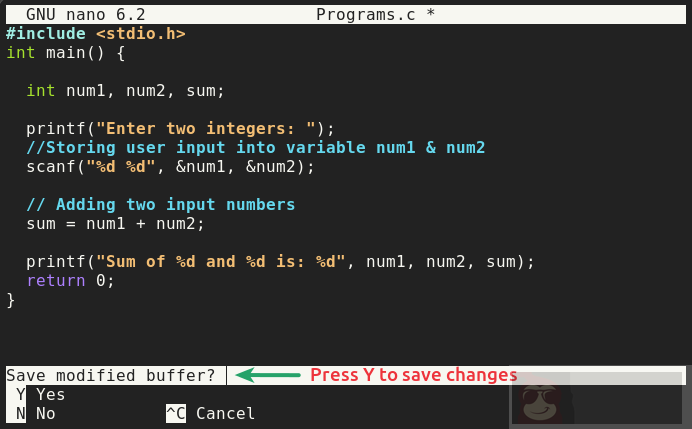 Linux 终端中使用 nano 编辑器技巧 Linux 终端中使用 nano 编辑器技巧