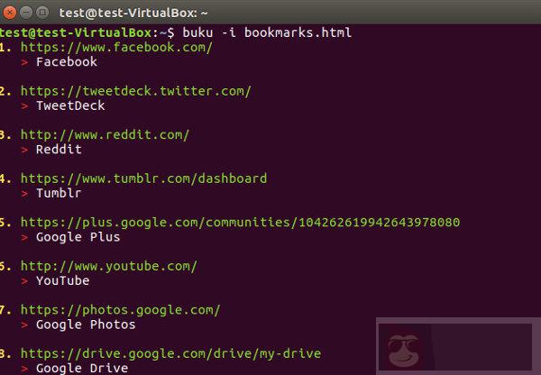 Ubuntu 秘笈之命令行下管理浏览器书签