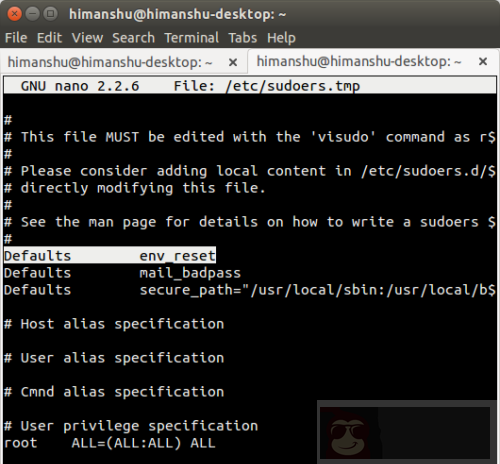 linux 命令 之 sudo 命令详细介绍