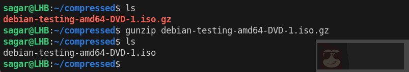 Linux 中相对比较小众的命令：gunzip