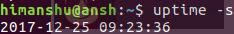 uptime 命令介绍