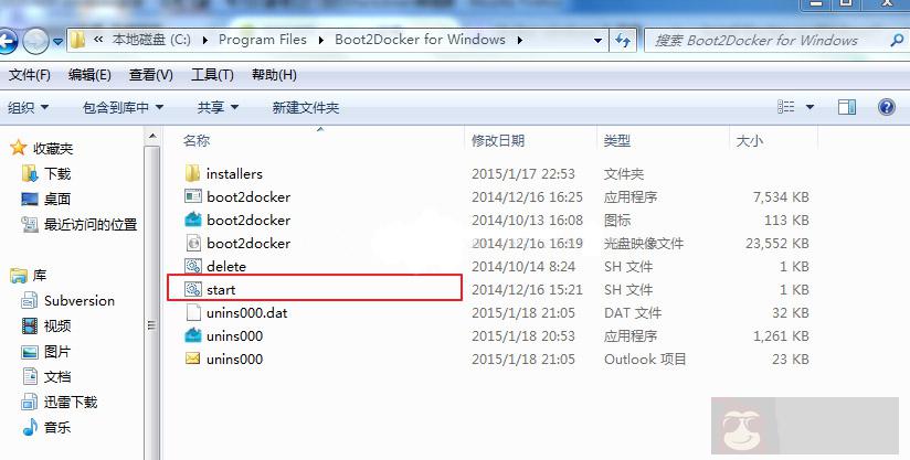 Windows7 上运行 docker 实战