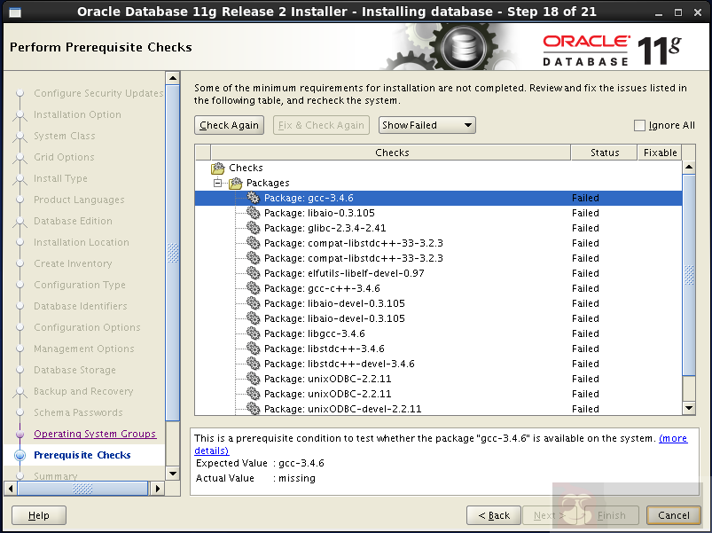 在 Cenntos6.8 下安装 Oracle11g 在 Cenntos6.8 下安装 Oracle11g