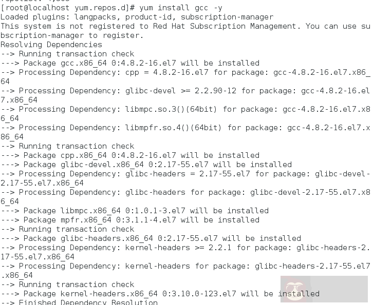如何在 RHEL7 上面搭建 gcc 如何在 RHEL7 上面搭建 gcc