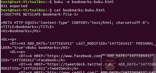 Ubuntu 秘笈之命令行下管理浏览器书签