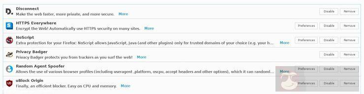 教你使用火狐浏览器（Linux）保护隐私