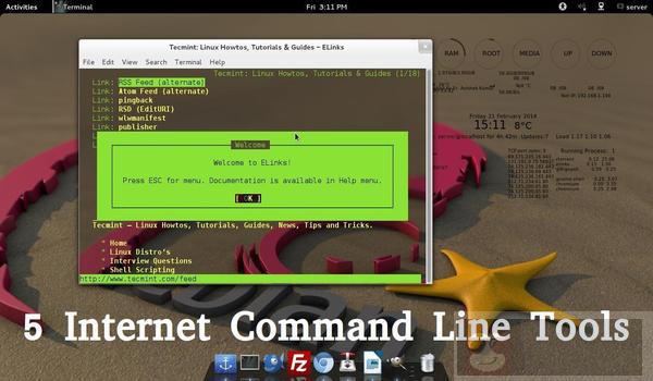 5 个基于 Linux 命令行的文件下载和网站浏览工具 5 个基于 Linux 命令行的文件下载和网站浏览工具