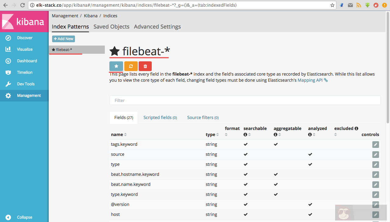Centos7 上安装与配置 Elastic Stack