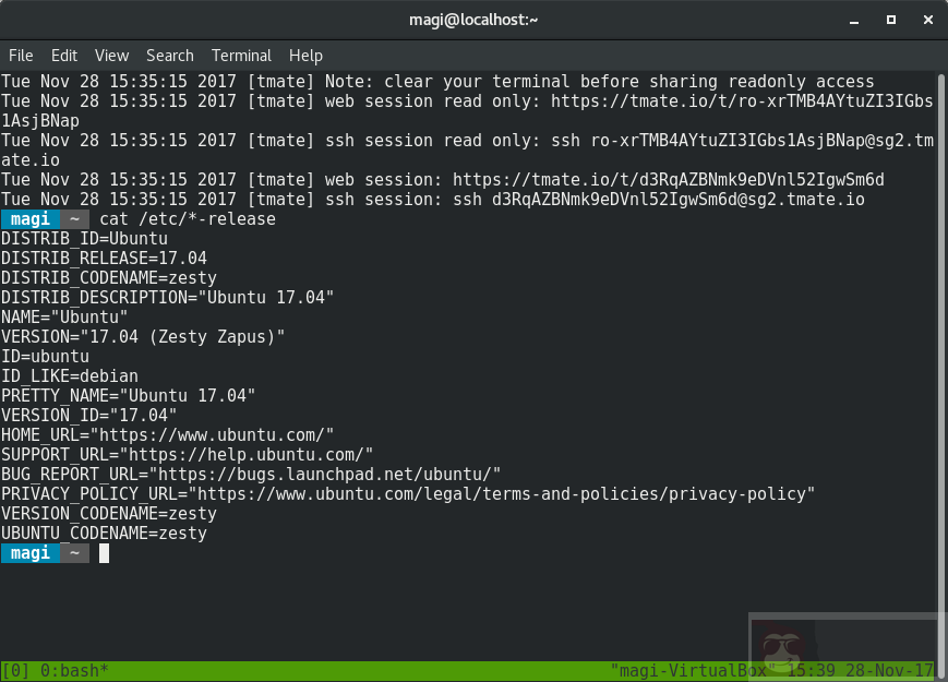 快速终端会话分享工具:tmate 快速终端会话分享工具:tmate