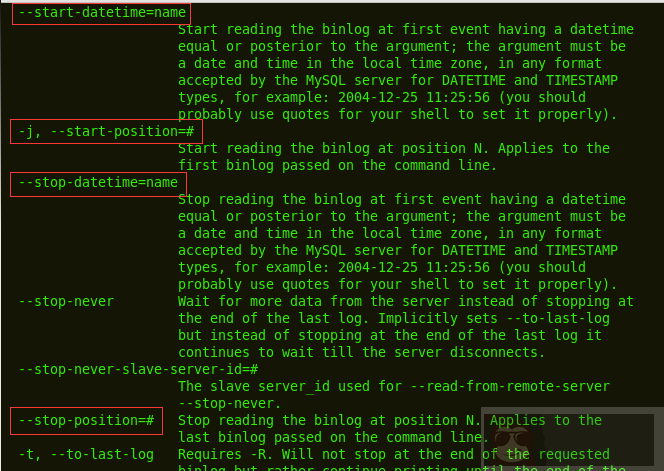 通过 MySQL 的二进制日志恢复数据库数据