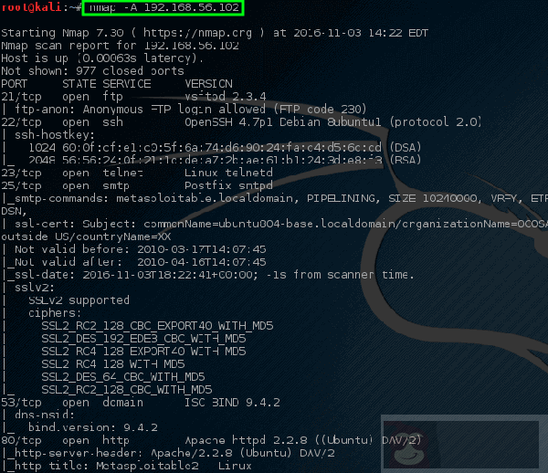 在 Kali Linux 下实战 Nmap 的秘诀