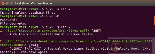 Ubuntu 秘笈之命令行下管理浏览器书签