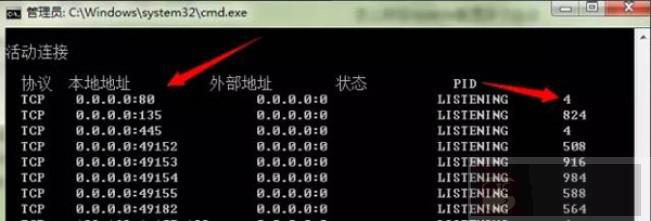 Windows 7 如何处理 80 端口被占用