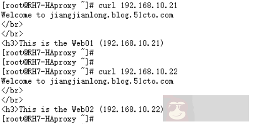 RHEL 7 配置 HAProxy 实现 Web 负载均衡