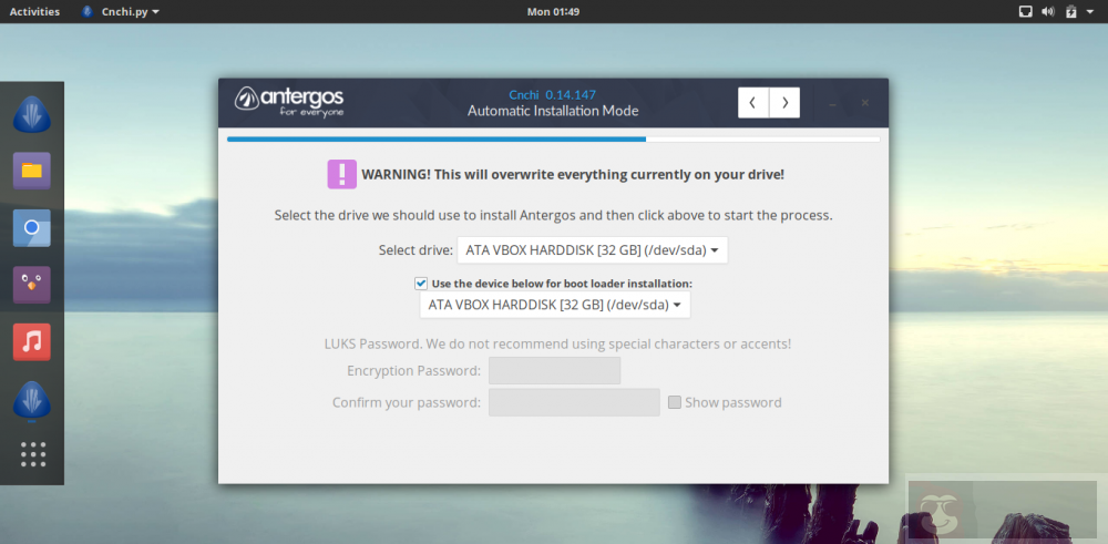 Antergos：基于 Arch 发行版