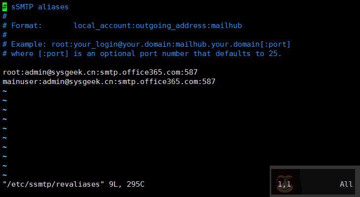 SSMTP—让 Linux 系统从 Office 365 发送邮件 SSMTP—让 Linux 系统从 Office 365 发送邮件
