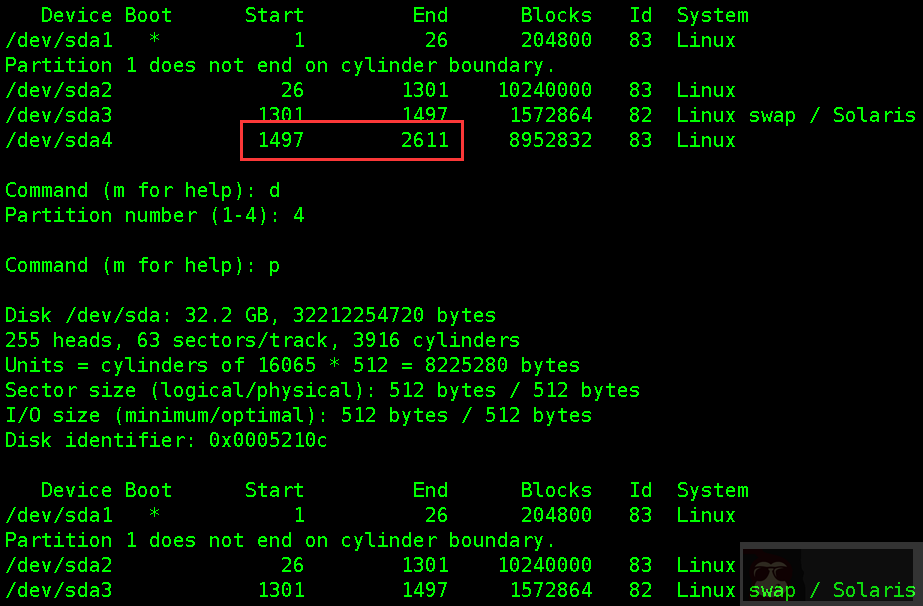 fdisk-d