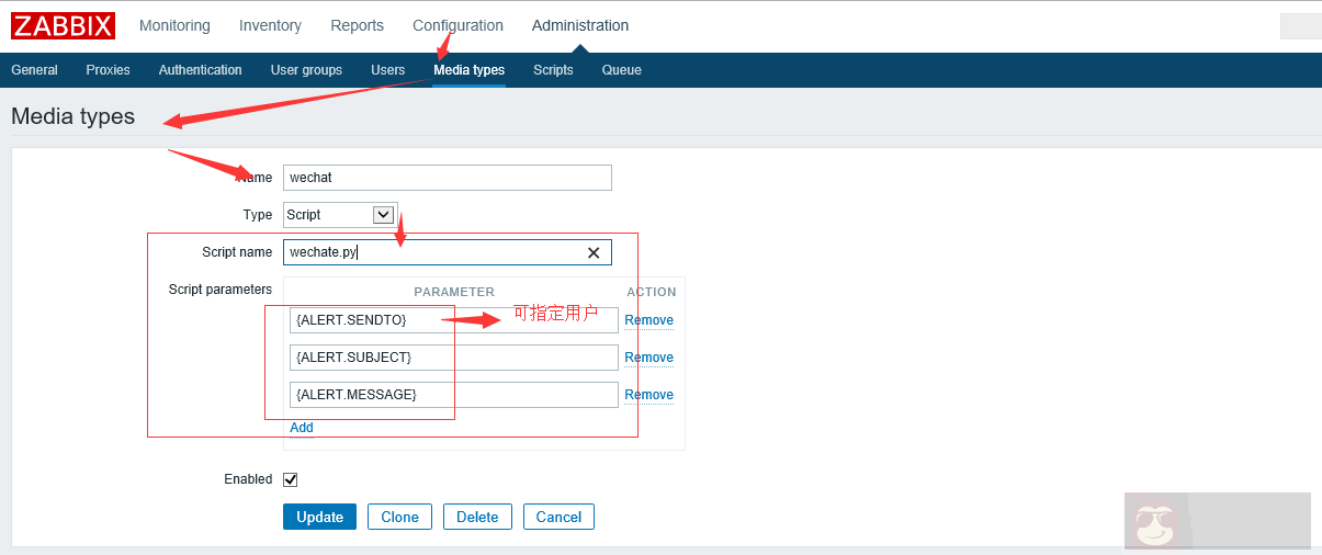 Zabbix-3.0.3 实现微信(WeChat)告警 Zabbix-3.0.3 实现微信(WeChat)告警