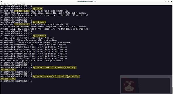在 Linux 中如何从命令行查找默认网关的 IP 地址 在 Linux 中如何从命令行查找默认网关的 IP 地址