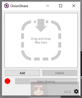 利用 Onionshare 共享匿名文件 利用 Onionshare 共享匿名文件