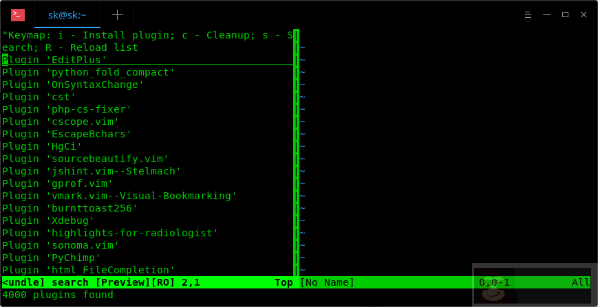 使用 Vundle 管理 Vim 插件