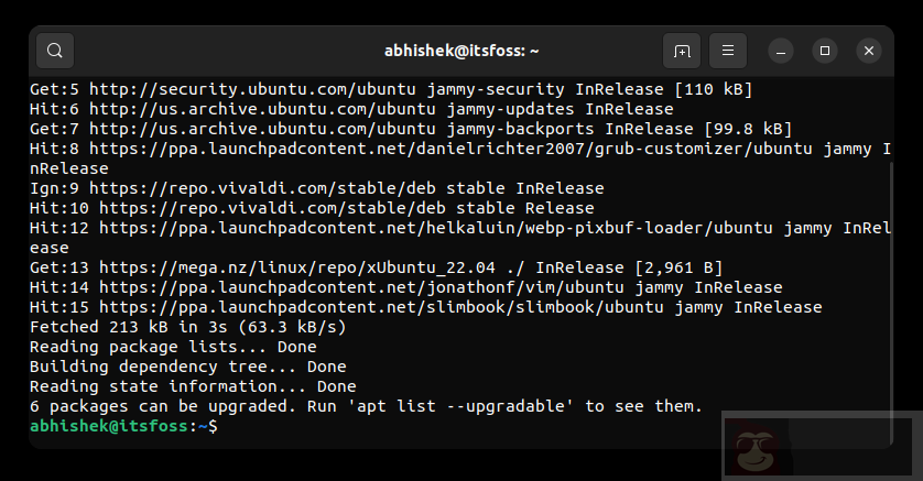 apt 的 update 和 upgrade 区别 apt 的 update 和 upgrade 区别
