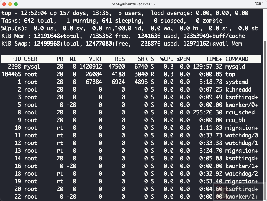 Linux 命令 top 的宝藏知识