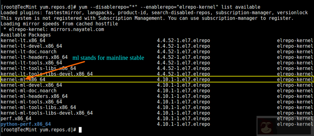 教你三步在 CentOS 7 中安装或升级最新的内核 教你三步在 CentOS 7 中安装或升级最新的内核