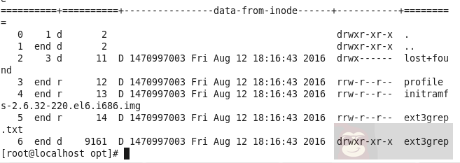ext3 文件系统反删除利器 -ext3grep