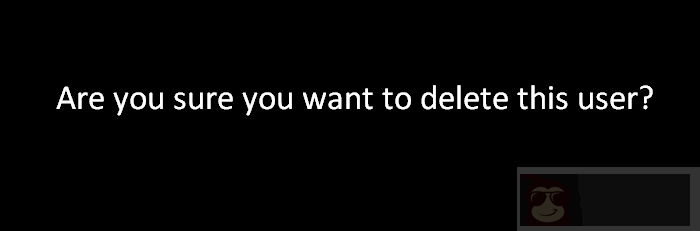 简单语句实现用户添加、删除