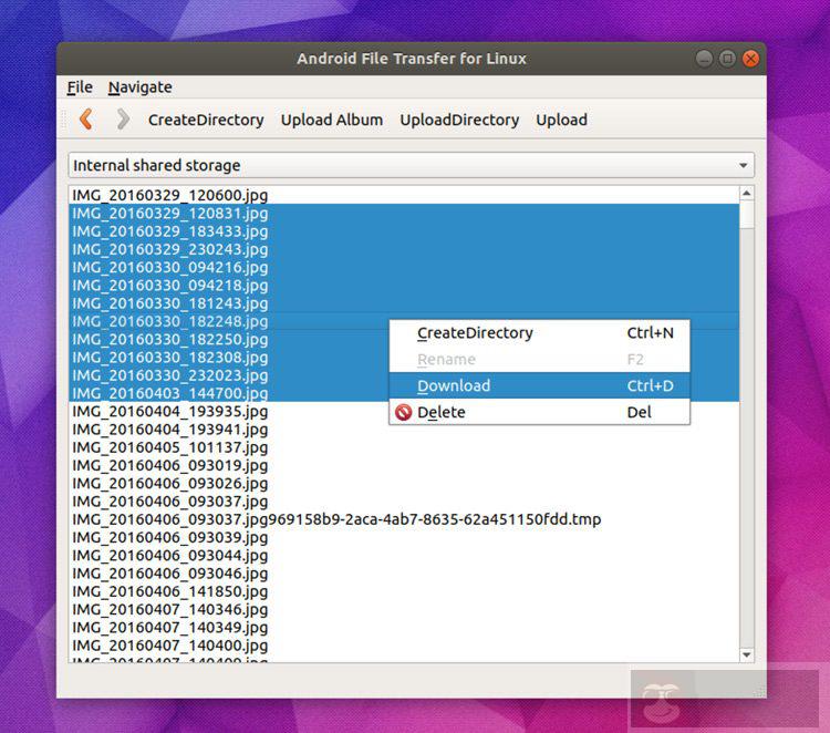 Linux 下的安卓文件传输助手! Linux 下的安卓文件传输助手!
