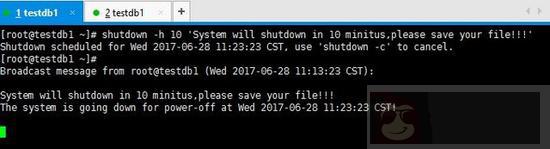 CentOS 关机大法之 shutdown 应用实例
