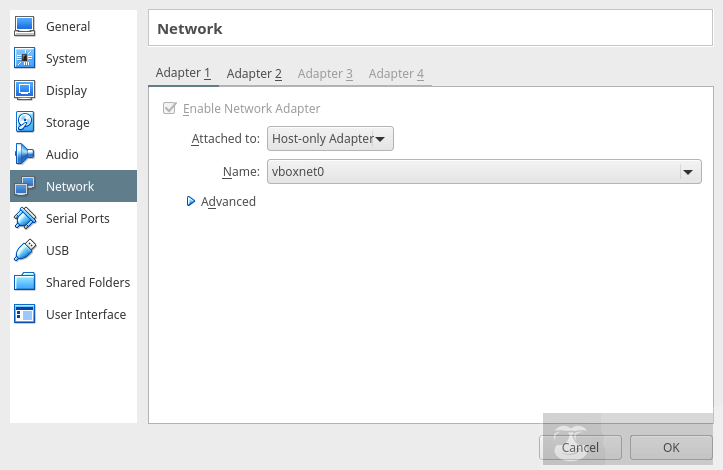 VirtualBox 中的客户机与宿主机之间的网络配置