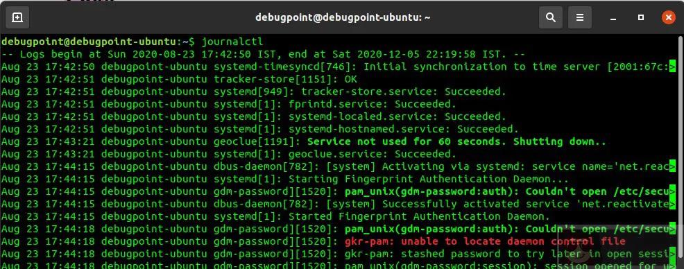 systemd 的 journalctl 工具及其各种命令的基础知识介绍 systemd 的 journalctl 工具及其各种命令的基础知识介绍
