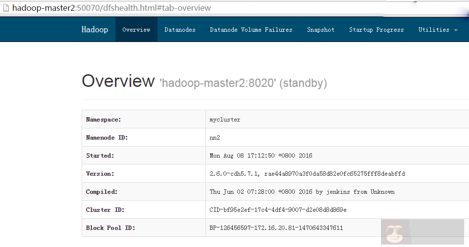 Hadoop 2.6.0 HA 高可用集群配置详解（三）