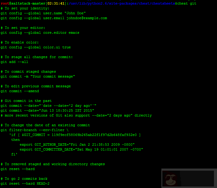 Linux 下更好用的帮助命令—cheat
