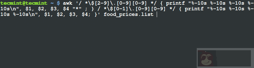 如何使用 awk 按模式筛选文本或字符串