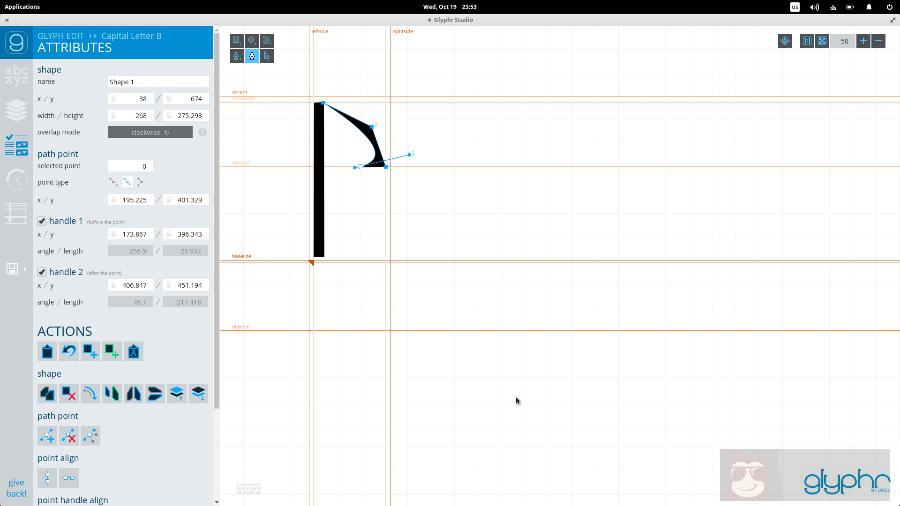 使用 Glyphr 玩转 Linux 字体 使用 Glyphr 玩转 Linux 字体