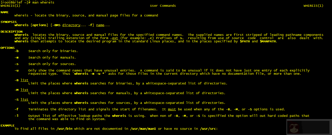 Linux whereis 基础命令 Linux whereis 基础命令