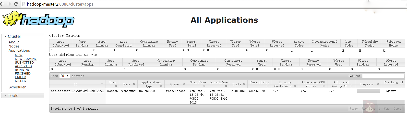 Hadoop 2.6.0 HA 高可用集群配置详解（三）