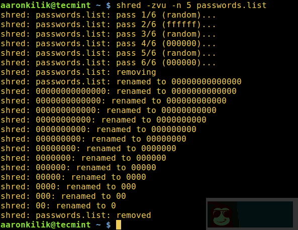 如何在 Linux 中安全的删除文件和目录