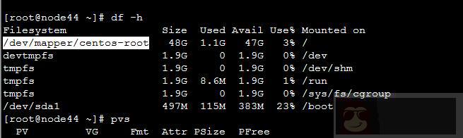 Centos 分割卷组 Centos 分割卷组