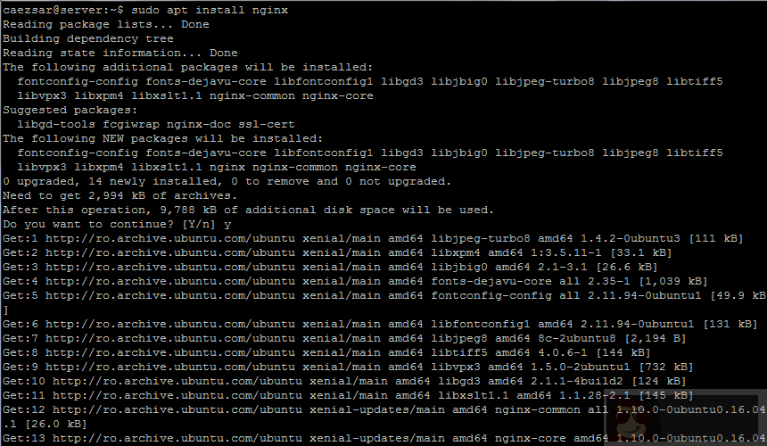 在 Ubuntu 16.04 上安装 LEMP 环境之图文向导
