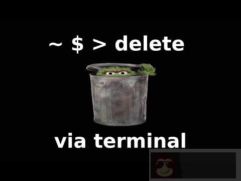 如何用“rm”命令把文件丢到“垃圾桶”