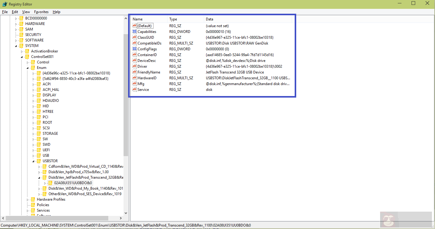 看看是否有人用 USB 偷插你的电脑