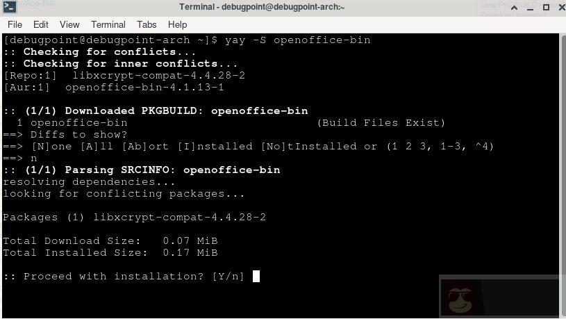 如何在 Arch Linux 中安装 OpenOffice（新手指南）