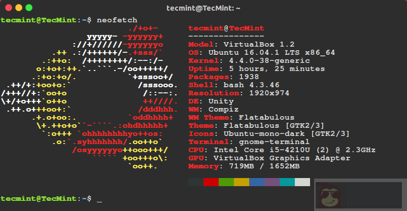 Neofetch 带发行版 Logo 图像的系统信息显示工具发布啦！