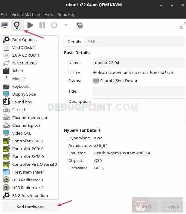 使用 virt-manager 在主机和客户机之间共享文件夹
