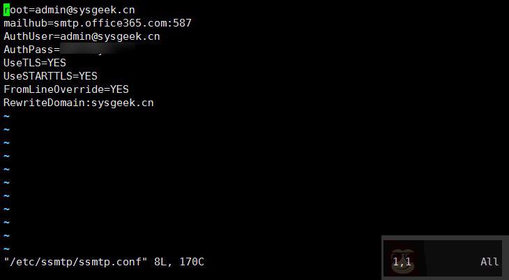 SSMTP—让 Linux 系统从 Office 365 发送邮件 SSMTP—让 Linux 系统从 Office 365 发送邮件